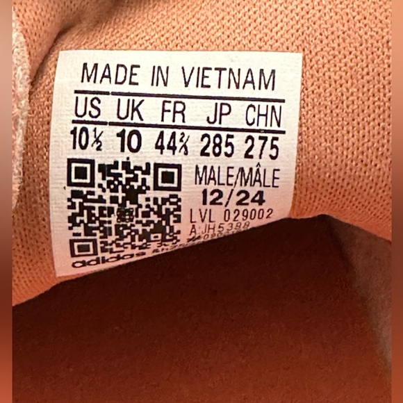 Adidas Gazelle Men’s Athletic Pink Black White Sneakers JH5388, Size 10.5 - Picture 8 of 9